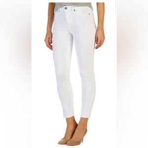 Paige optic white verdugo ankle jeans